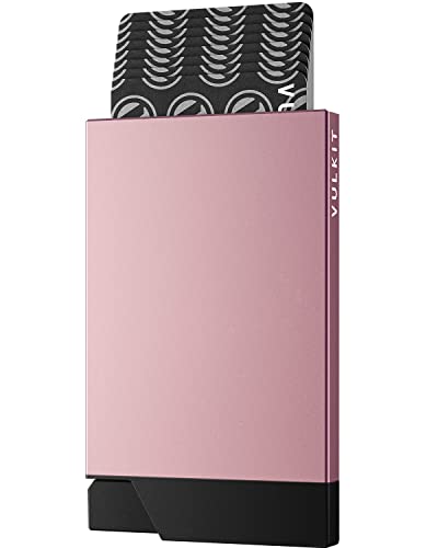 Rose Gold RFID Blocking Card Holder for Women