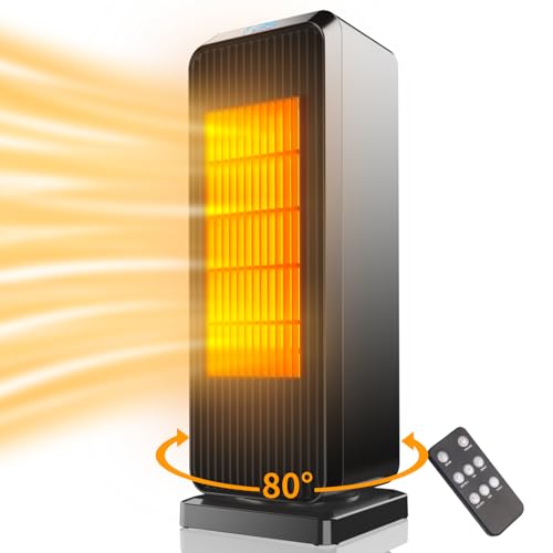 Energy-Efficient 1800W Ceramic Space Heater with Thermostat