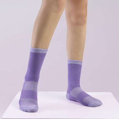 BUDERMMY Women's 6-Pack Breathable Hiking Socks