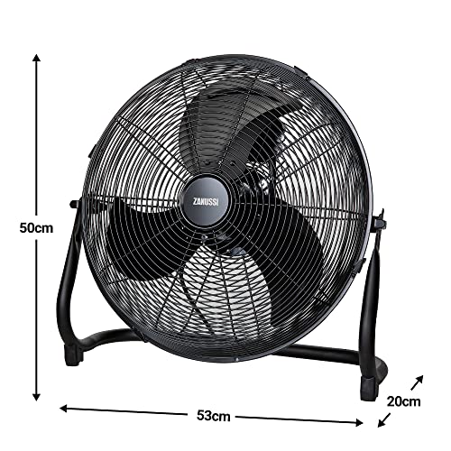 Zanussi 16" High Velocity Portable Floor Fan