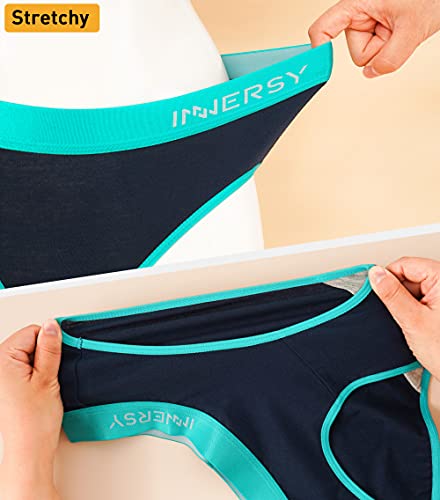 Innersy Women's Cotton Sports Knickers Multipack, 6 Pack