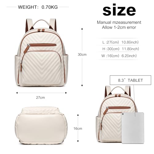 Miss Lulu Mini Backpack: Lightweight PU Leather Bag