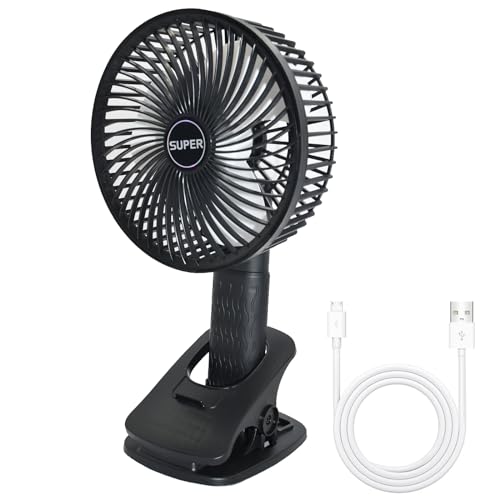 EXTFANS 4-in-1 Rechargeable Portable Clip Fan