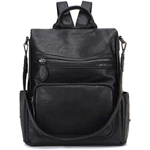 Fashionable Anti-Theft PU Leather Backpack for Women