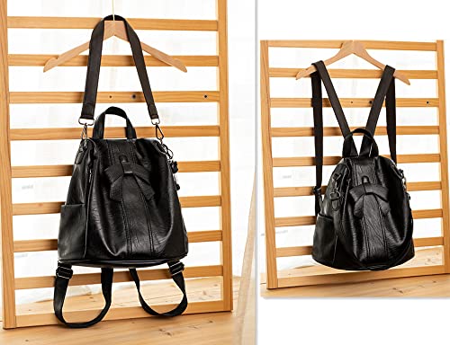 Chic Anti-Theft PU Leather Women's Backpack Bag