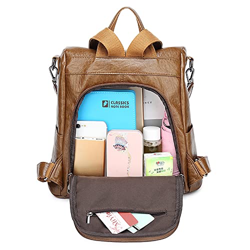 Chic Anti-Theft PU Leather Women's Backpack Bag