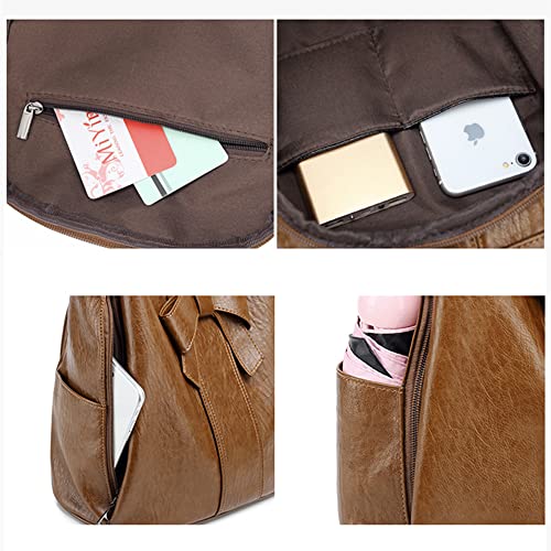 Chic Anti-Theft PU Leather Women's Backpack Bag