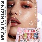 6-Pack Fruit Flavored Roll-On Lip Gloss Set