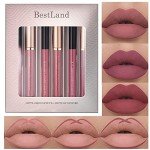 6-Piece Velvety Nude Lipstick and Liner Set