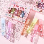 6-Pack Fruit Flavored Roll-On Lip Gloss Set