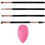 17-Piece Professional Makeup Brush Set with Case
