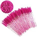 ZHIYE 50 pcs Eyelash and Eyebrow Brush Set