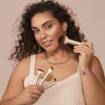 Au Naturale 9-Piece Makeup Brush Set in Gold