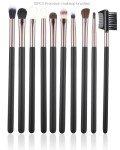 17-Piece Makeup Brush Set with Rotating Holder