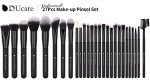 27-Piece DUcare Makeup Brush Set - Black
