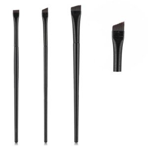3 Pcs Fine Angled Eyebrow and Eyeliner Brushes