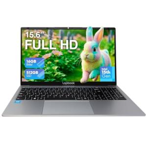 15.6" Full HD Lightweight Laptop with 16GB RAM