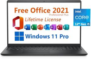 Dell Inspiron 15 Business Laptop with Microsoft Office