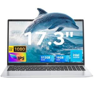 ACEMAGIC 17.3" FHD Quad-Core Laptop with 16GB RAM