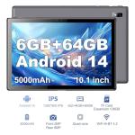10.1" BYYBUO Android Tablet with Case, 64GB