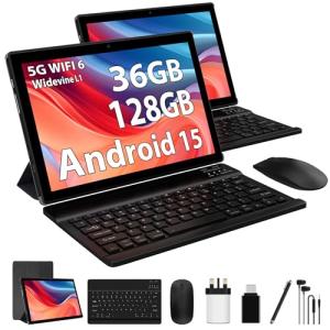 FLYCOAY 10" Android Tablet with Accessories Bundle