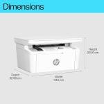 HP LaserJet MFP M140w Wireless Black & White Printer