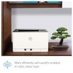 HP Colour Laser 150nw Wireless Printer - Compact and Fast