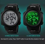 RSVOM Men's Waterproof Sport Watch with LED Backlight