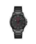 HUGO Men's Black Stainless Steel Quartz Watch