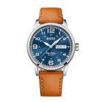 BOSS Men’s Vintage Pilot Watch with Leather Strap