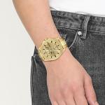 HUGO Men's Multifunction Quartz Watch with Gold Bracelet