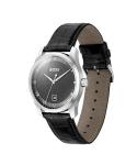 BOSS Men's Black Leather Strap Quartz Watch