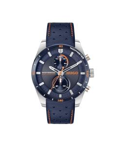 HUGO Men's Multifunction Quartz Watch, Navy Strap