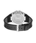 HUGO Wild Collection Men's Black Leather Watch