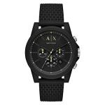 Armani Exchange Men's Quartz Watch with Silicone Strap