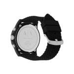 Armani Exchange Men's Quartz Watch with Silicone Strap