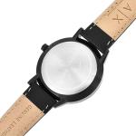 Armani Exchange Men's Quartz Watch with Leather Strap