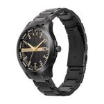 Armani Exchange Men's 46mm Black Stainless Steel Watch