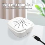 Portable Electronic Hearing Aid Dryer Case