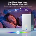 Portable Quiet Dehumidifier with LED & Auto Features