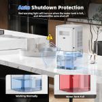 Portable 1800ML Dehumidifier with Timer & Lights