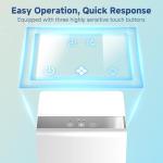 Portable Quiet Dehumidifier with LED & Auto Features