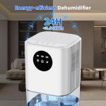 Portable 1800ML Dehumidifier with Timer & Lights