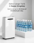 Pro Breeze® 20L/Day Digital Dehumidifier
