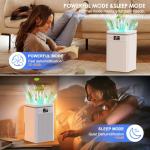 Portable 2200ml Dehumidifier with Timer and LED