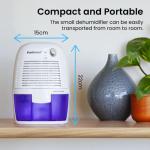 Pro Breeze 500ml Dehumidifier for Home & Office