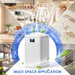 Portable 2200ml Dehumidifier with Timer and LED