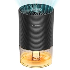Portable Dehumidifier with Color Light & Quiet Operation