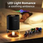 Portable Dehumidifier with Color Light & Quiet Operation