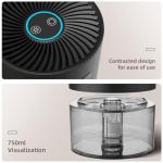 Portable Dehumidifier with Color Light & Quiet Operation